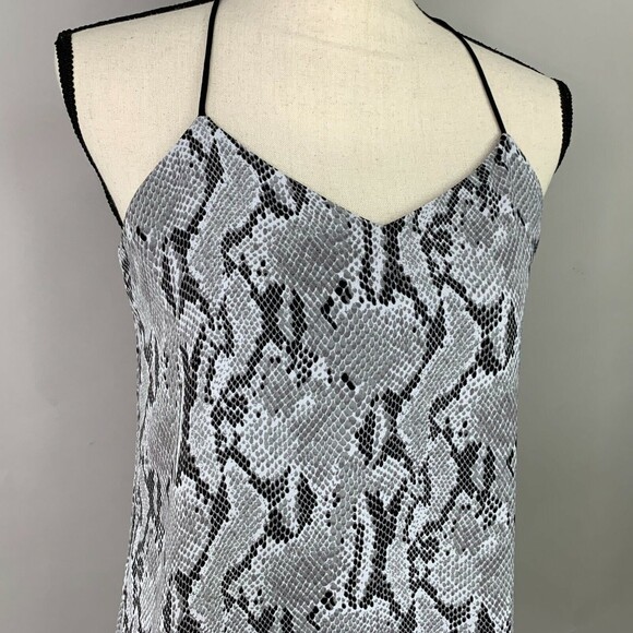 No Tag/Unbranded Flowy Snakeskin Pattern Tank Top Women S Casual Reversible - Picture 11 of 12